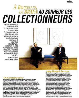 "Au bonheur des collectionneurs",  an article by Anne Rogier (photo by Marie Clérin).